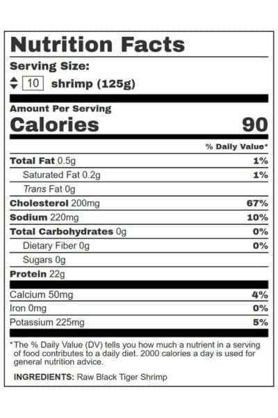 Black Tiger Shrimp