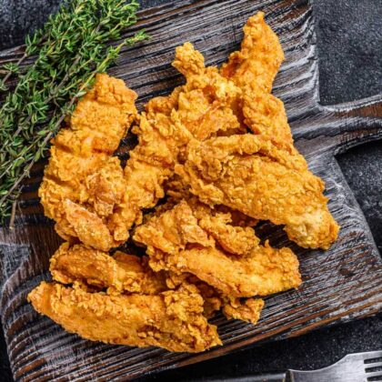Chicken Fingers: Antibiotic-Free & Pre-Browned (5lb Pkg)