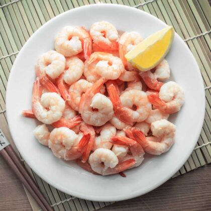 Uncooked Argentinian Red Shrimp - Peeled & Deveined - 16/20 per lb. (4lbs.)