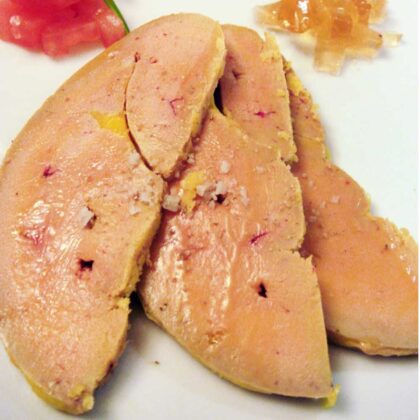 Flash Frozen Portioned Foie Gras, raw, 2 oz pieces